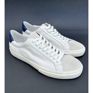 VINCE Fulton Leather & Suede Low Top White Sneaker Men's Size 9.5 US